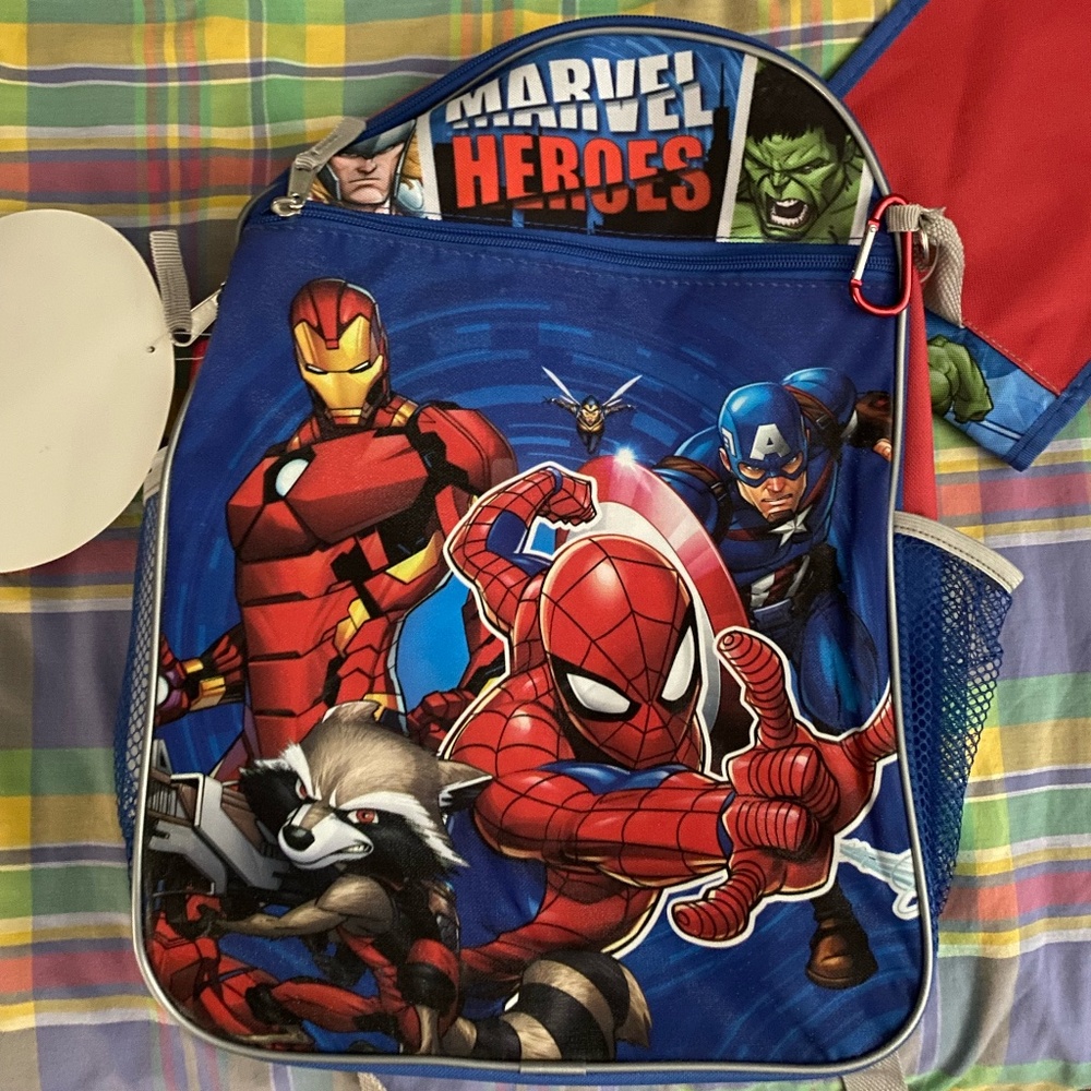Marvel Heroes Bonus 5 Piece Set Backpack